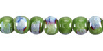 Grasshopper Porcelain Tumbled Rondelle 7x10mm