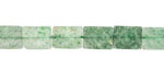 Green Strawberry Quartz (A) Microfaceted Rectangle 10x8mm