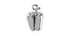 Antique Silver (plated) Bell Pepper Focal 11x18mm