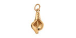 Nina Designs Bronze Calla Lily Focal 9x22mm