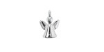 Antique Silver (plated) Angel Focal 10x14mm