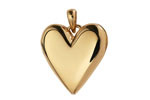 Nina Designs Large Bronze Heart Locket 24x30mm