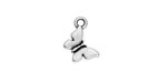 Antique Silver (plated) Mini Butterfly Focal 11x13.5mm