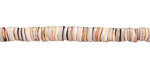Pectin Shell (Multi) Heishi 5-6mm