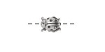 TierraCast Antique Silver (plated) Ladybug 10x8mm