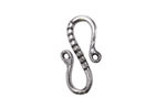 Mykonos Antique Silver (plated) Pebbles S-Hook 24x12.5mm