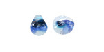 Unicorne Beads Glass Atlantis Gleam Teardrop 9-10mm