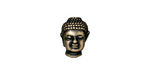 TierraCast Antique Brass (plated) Buddha Bead 13x10mm