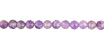 Dogtooth Amethyst (light) Faceted Round 4mm