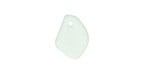 Seafoam Beach-Style Glass Small Freeform Drop 6-12x11-15mm