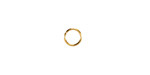 Gold (plated) Stainless Steel Jump Ring 7mm, 20 gauge