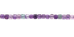 Purple Fluorite (AA) Microfaceted Miracle Cube 3mm