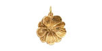 Nina Designs Bronze Peony Blossom Focal 16x20mm