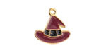 Enamel Witch's Hat Focal 17x17mm