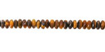 Tiger Eye Faceted Spacer Rondelle 2x5mm