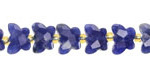 Sodalite Microfaceted Butterfly 8x10mm