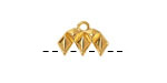 Cymbal Kalamos III 24K Gold (plated) Ending for GemDuo 10x15mm