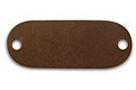 Vintaj Natural Brass Oval Altered Blank Link 18x46mm