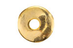 Mykonos Metalized Ceramic Gold Washer 25-26mm