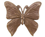 Vintaj Natural Brass Meadow Butterfly 41x38mm