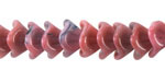 Czech Glass Pink & Lavender Silk Bellflower 12x9mm