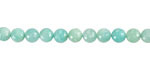Brazil Amazonite (A - light) Faceted Round 5.5-6mm