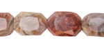 Laguna Lace Agate Microfaceted Slab 16x12mm