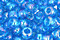 TOHO Transparent Rainbow Dark Aqua Round 11/0 Seed Bead