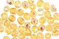 Czech Glass Light Topaz AB Fire Polished Round 3mm