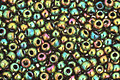 TOHO Higher Metallic Iris Olivine Round 11/0 Seed Bead