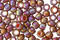 TOHO Semi-Glazed Rainbow Burnt Orange Round 8/0 Seed Bead
