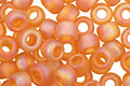 TOHO Transparent Rainbow Frosted Dark Topaz Round 6/0 Seed Bead