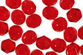 Czech Glass Siam Ruby Fire Polished Round 6mm