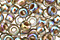 TOHO Rainbow Black Diamond (with Gold Lining) Round 11/0 Seed Bead