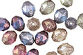 Czech Glass Luster Mix Lantern 7x6mm