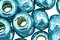 TOHO PermaFinish Galvanized Teal Round 6/0 Seed Bead
