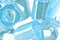 TOHO Ceylon Aqua Cube 4mm Seed Bead