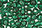 TOHO Transparent Green Emerald Round 15/0 Seed Bead