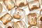 TOHO Crystal (with Gold Lining) Round 6/0 Seed Bead