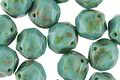 Czech Glass Turquoise Picasso Chandelier Cut 9mm